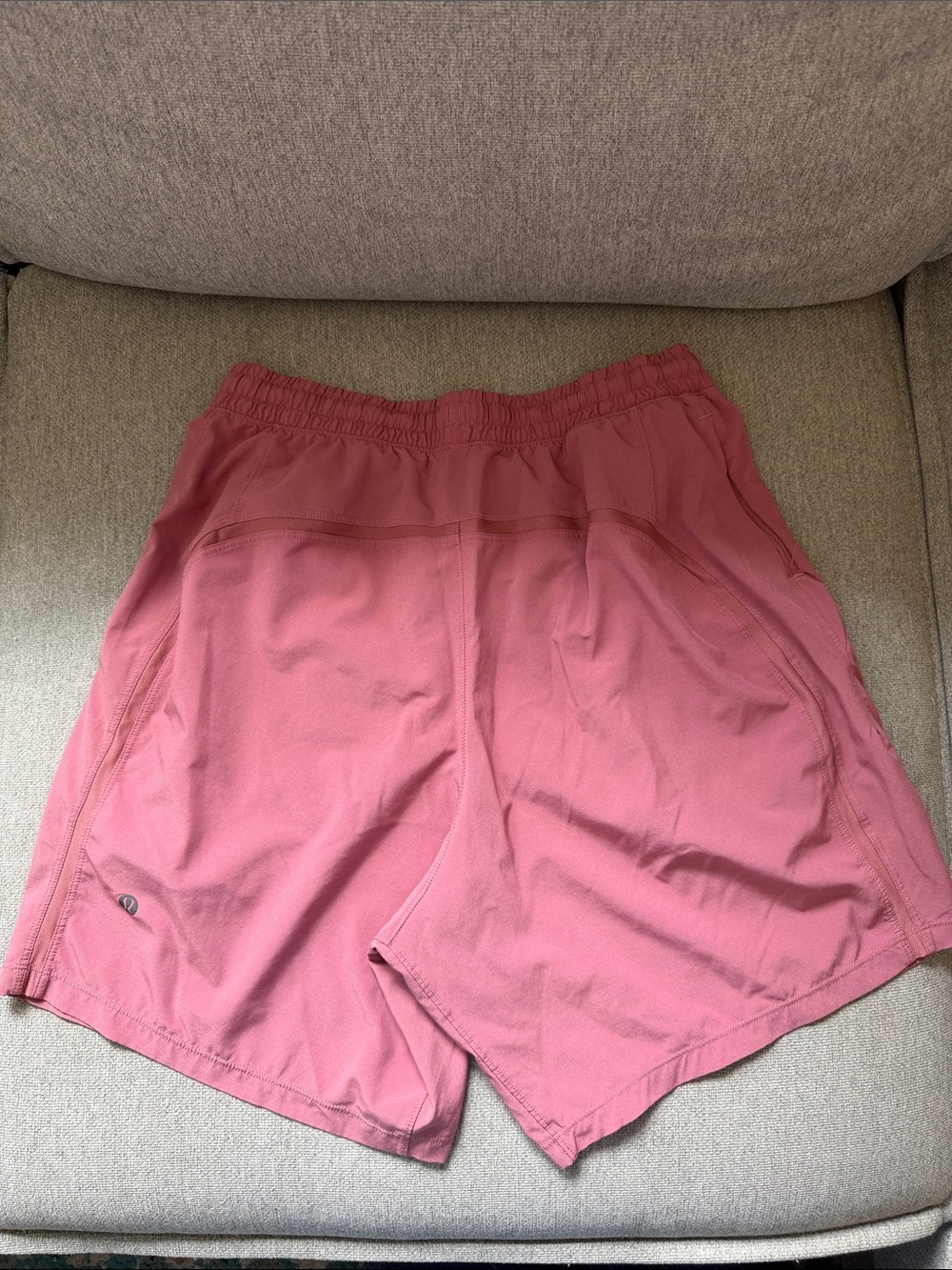 Men's Rose Pink Athletic Shorts - Casual Everyday Fit - Picture 3 of 5